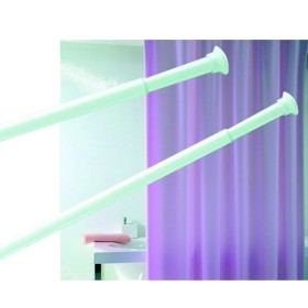 Bastone Tenda doccia Bianco Estensibile da cm 115 a cm 220