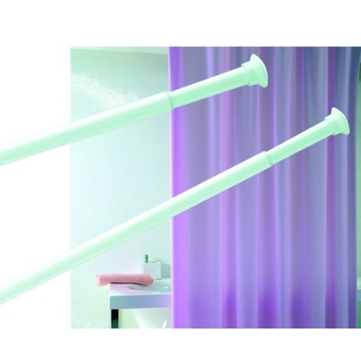Bastone Tenda doccia Bianco Estensibile da cm 115 a cm 220