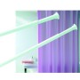 Bastone Tenda doccia Bianco Estensibile da cm 115 a cm 220