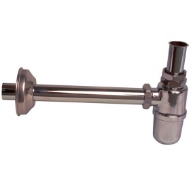 Sifone a Bottiglia In Ottone Cromato 1.1/4