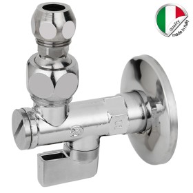 Rubinetto Sottolavabo A Snodo Con Filtro E Rosetta 1/2