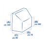 Telo Copri Consolle L Universale cm 140x100x90x70