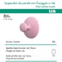 1 Appendino da Parete CLASSIC DISCO Fissaggio a Muro Rosa