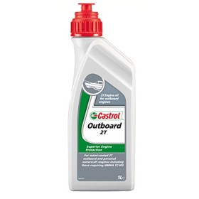 Multipack di 5 Olii Castrol Outboard 2 Tempi Formula Da 1 litro Ciascuno