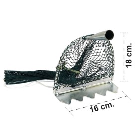 TELLINARO GRATTA COZZE ZINCATO CM 16X18 RETE IN NYLON