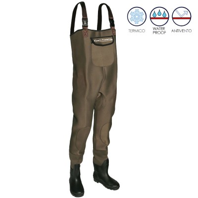 Scafandro in Neoprene Termico Impermeabile Antivento Numero 42