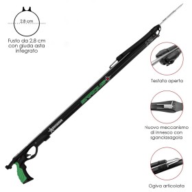 Arbalete Sargus Abysstar Fucile da sub pesca lunghezza cm 100