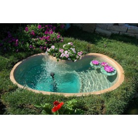 Laghetto Polinesia cm 140x80x45 Capacità Litri 200 Giardino