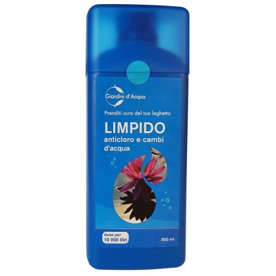 Limpido Magic Laghetto Anti Cloro e  per i Cambi d' Acqua per litri 10.000