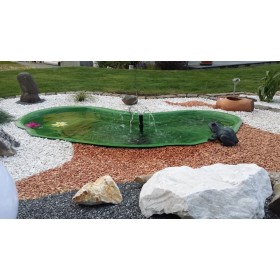 Laghetto da Giardino Termoformato Green Nemi 270 lt dimensioni 185x115x36 cm