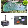 Set Laghetto per Giardino da 610 lt + Pompa Filtro Ecopond 2 + 3 Ninfee Decorative Laghetto Magic