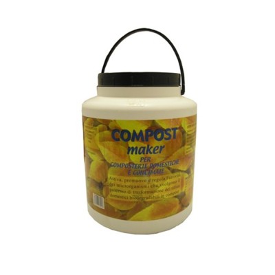 Attivatore Compostaggio Compost Maker Confezione Risparmio 3 Chilogrammi Composterie Domestiche