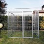 Recinto per Cani Perimetro e Predisposizione alla Copertura Box Modulare Metri 2 x 2 Viteria Compresa