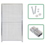 Pannello Semplice in Rete per Box Cani Maglia 5x5 cm Zincatura a Caldo 100xh180 Cm