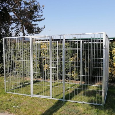 Recinto per Cani da 3x2 Metri Perimetrale in Rete Modulare con Zincatura a Caldo