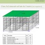 2 Box per Cani in Linea con Copertura Ciascuno da 3x2 Metri con Zincatura a Caldo