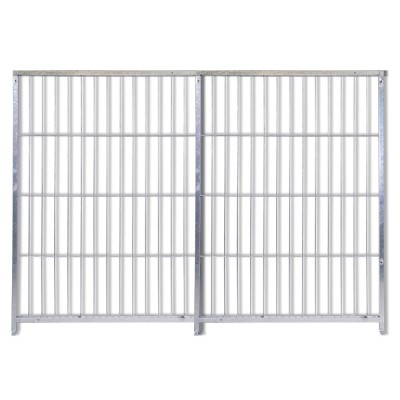 Pannello Semplice Modulare per Recinto Cuccioli Zincatura a Caldo 200xh120 cm