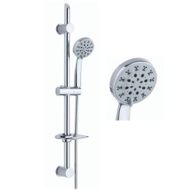 Asta Doccia Saliscendi Verona Doccetta 5 Funzioni Multigetto Salvaforo h72 cm