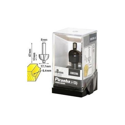 FRESA CONCAVA CON GUIDA MM17.6 X80286 B&D PIRANHA