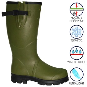 Stivale Termico In Gomma e Neoprene Antiscivolo Numero 46