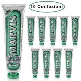 Marvis Dentifricio Cura delle Gengive Classic Strong Mint 10 Confezioni da 85 Ml