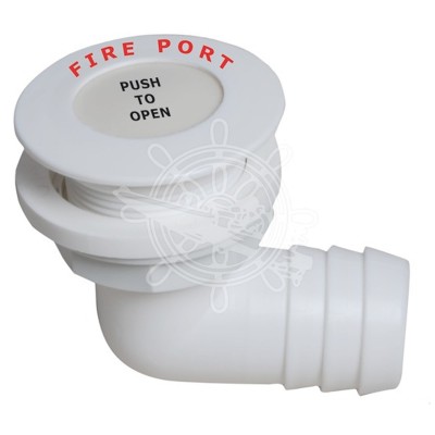 FIRE PORT 90° GRADI PORTAGOMMA MM 38