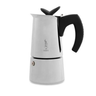 Bialetti Caffettiera Musa In Acciaio Moka da 10 Tazze
