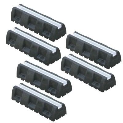 Base Pavimento Antivibrante Condizionatori Climatizzatori 3 Coppie cm 45x14x9,5