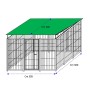 Recinto per Cani 3x3 Metri con Copertura Box Modulare Viteria Compresa