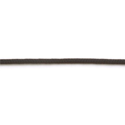 IBIZA UNI COLOR DOPPIA TRECCIA 100% POLIESTERE NERA 3 MM 200 METRI NAUTICA