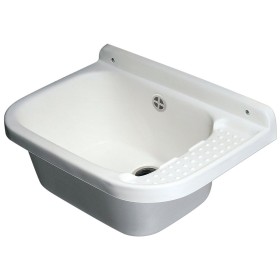 PILOZZO DA PARETE IN RESINA LAVATOIO CM 60