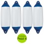 Multipack 4 Pezzi Parabordi Per Imbarcazioni Modello SFO Con Due Fori mm 450x120