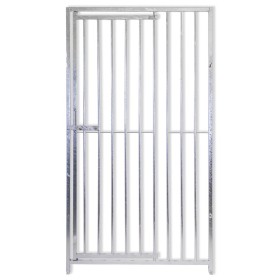 Pannello con Porta Tubolare per Box Cani con Zincatura a Caldo 100xh180 Cm