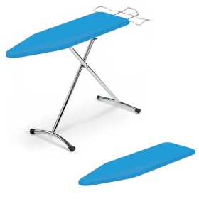 Relax Asse da Stiro con 1 Copertina Aggiuntiva di Ricambio Colore Blu Regolabile in Altezza