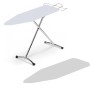 Relax Asse da Stiro con 1 Copertina Aggiuntiva di Ricambio Colore Grigio Regolabile in Altezza