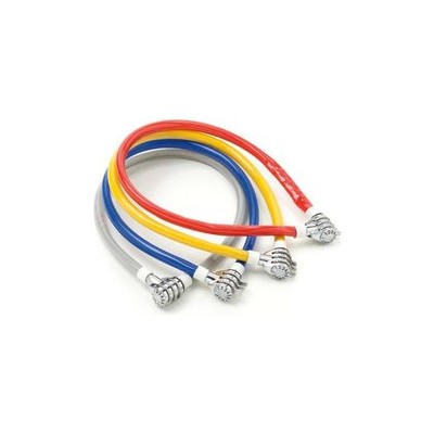 Lucchetto a Cavo con combinazione cm 58 colori assortiti