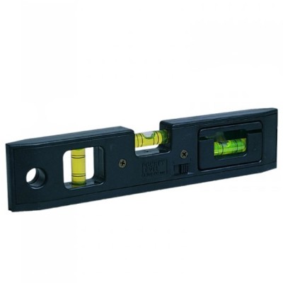 LIVELLA TASCABILE IN ABS TRE FIALE BASE MAGNETICA MM 210