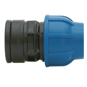 RACCORDO A COMPRESSIONE PP FEMMINA 1"X32 MM