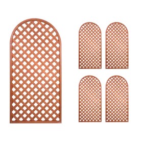Multipack 5 pz Tralicci Fissi con Cornice Arco 0,90 x h 1,80 Metri in Legno di Pino