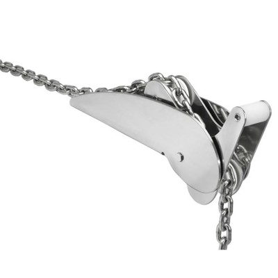 Musone In Acciaio Inox Per Ancora Tipo Aratro Kg 15 mm 400Ax70Bx117C Prua Barca