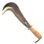 Roncola Solita cm 28 in Acciaio Con Manico in Cuoio Made in Italy