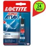 Loctite Super Attak Vetro Confezione da 24 Flaconi da 3 gr Ciascuno