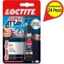 Loctite Super Attak Maxi Power Flex Confezione da 24 Blister da 3 gr Ciascuno