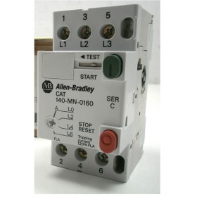 SALVAMOTORE A PULSANTE REGOLAZIONE 6,3-10 A Allen Bradley CAT 140-MN-1000