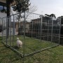 Recinto per Cani da 3x3 Metri solo Perimetro Modulare con Zincatura a Caldo