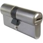 Cilindro con Chiave Cantiere Profilo Europeo Cromo Satinato mm 35/45 Serie 2306