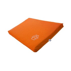 Materassino Sfoderabile per Animali Arancione Lunghezza 80 Cm