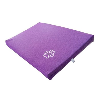 Materassino Sfoderabile per Animali Viola Lunghezza 80 Cm