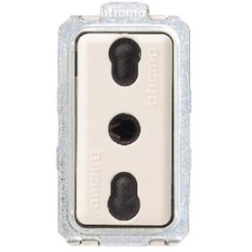 Presa Bivalente Bipasso BTicino 10/16A 250V Art. 5180 Serie Magic