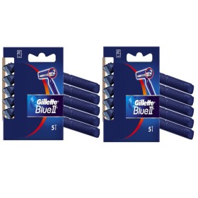 Rasoio Usa e Getta Gillette Blue II Confezione da 10 Rasoi